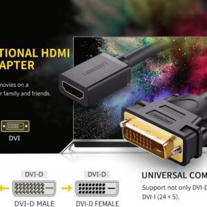 کابل تبدیل DVI به HDMI یوگرین مدل 20118